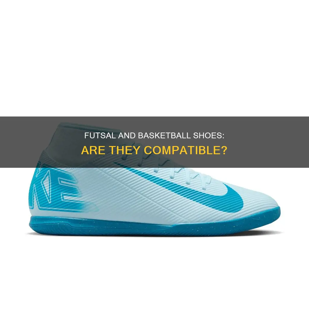 can you wear basketball shoes during futsal