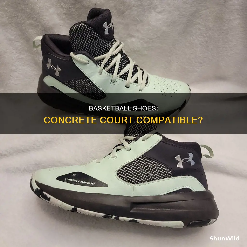 can you wear basketball shoes on concrete