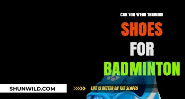 Training Shoes for Badminton: A Good Choice?