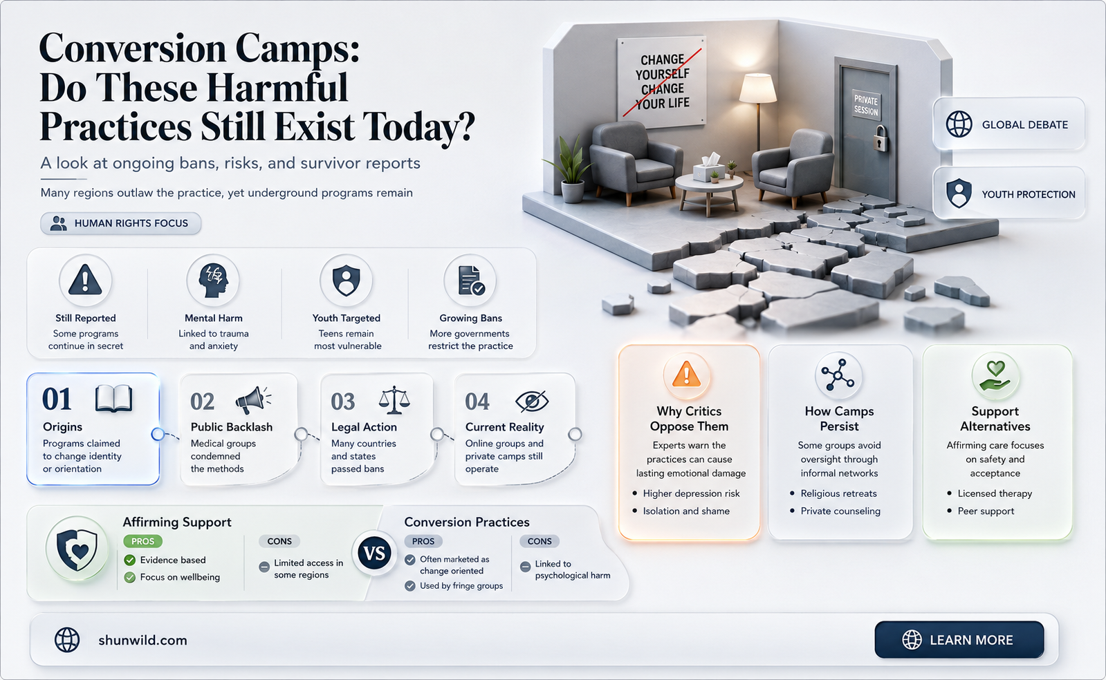 are conversion camps still around