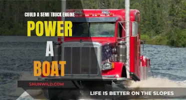 Semi Truck Engines: Powerful Enough for Boats?