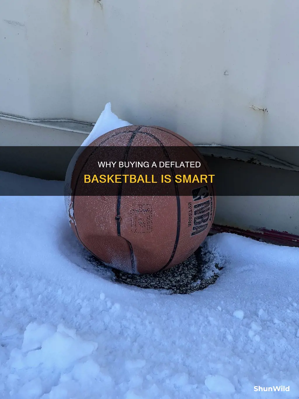 could i buy a basketball deflated