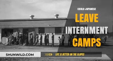 Could Japanese Americans Leave Internment Camps During World War II?