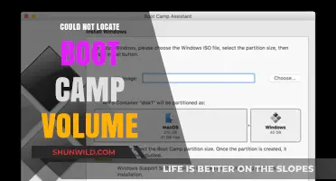Troubleshooting Boot Camp Volume: Solutions for 'Could Not Locate' Error