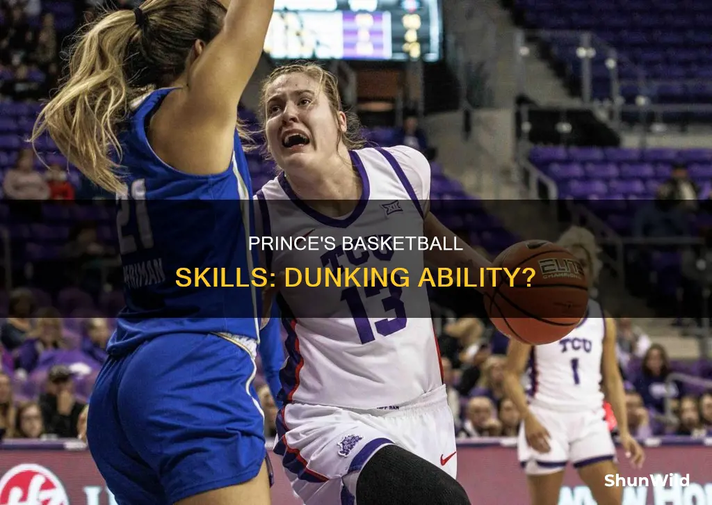 could prince dunk a basketball