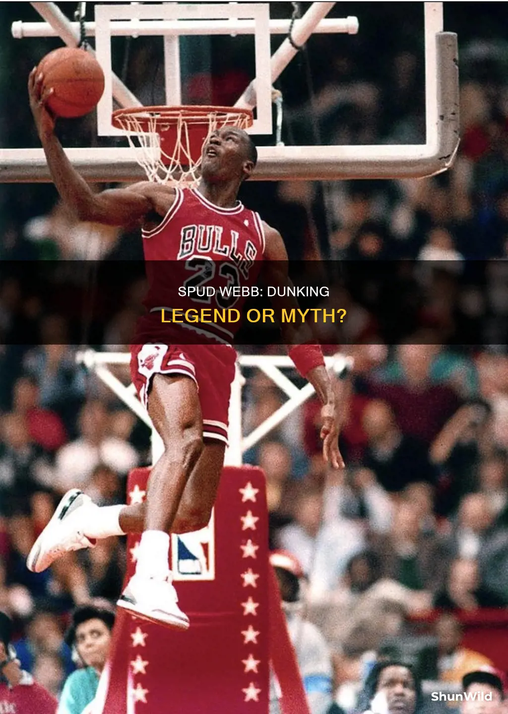 could spud webb dunk the basketball
