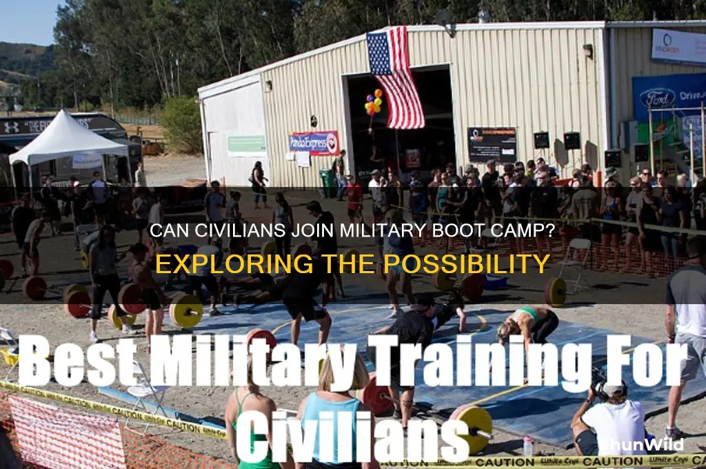 could you tag along military boot camp