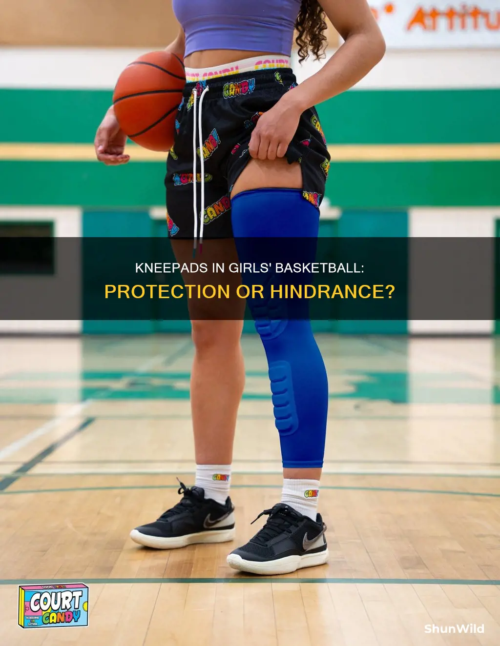 could you were kneepads in girls basketball
