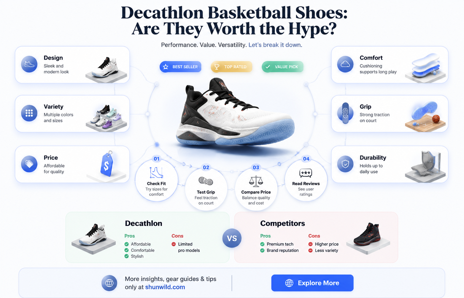 are decathlon basketball shoes good