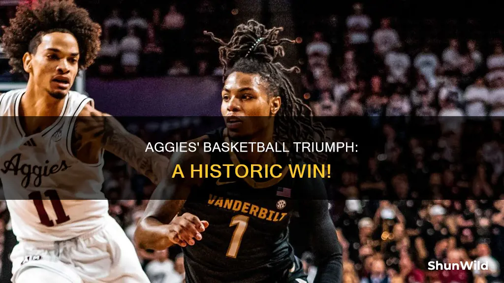 did aggies win basketball