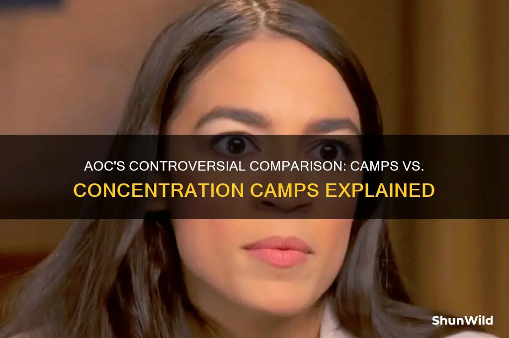 did aoc compare camps to concentration camps