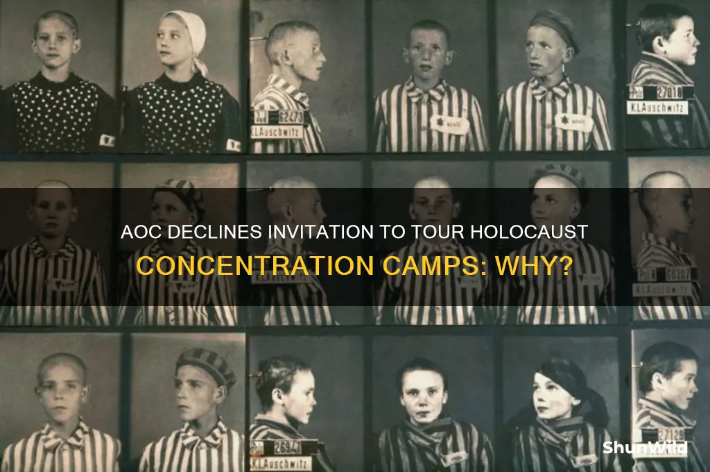 did aoc decline an invitation to visit concentration camps
