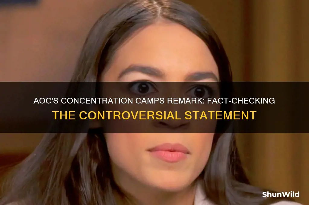 did aoc say we had concentration camps in america