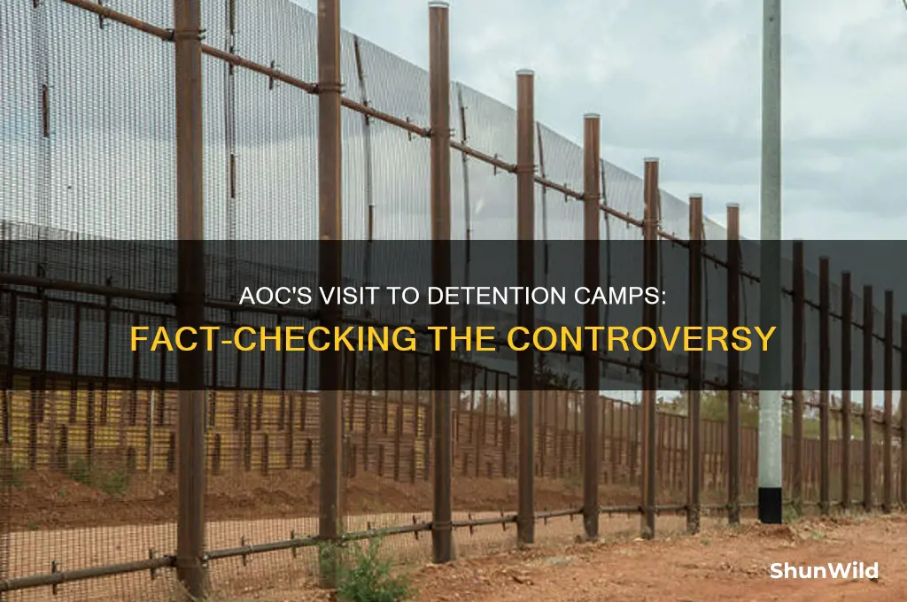 did aoc tour the camps
