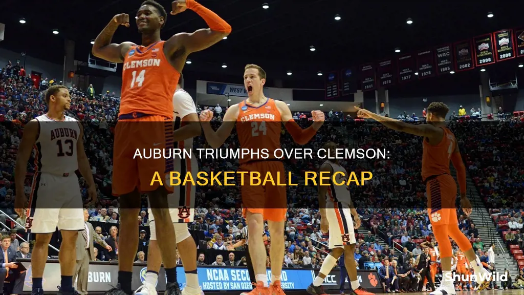 did auburn beat clemson basketball