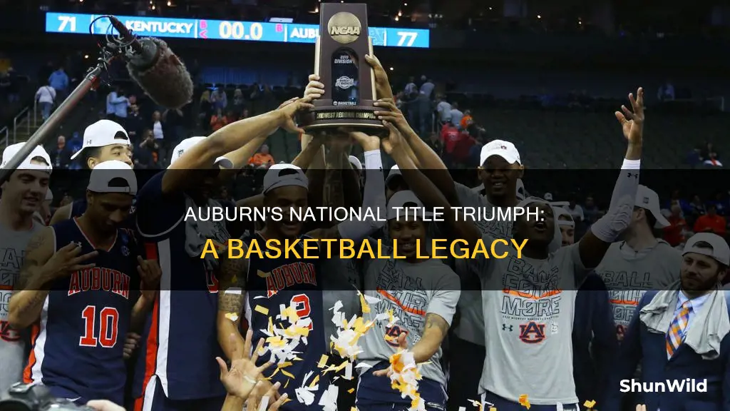 did auburn university ever win a national championship basketball