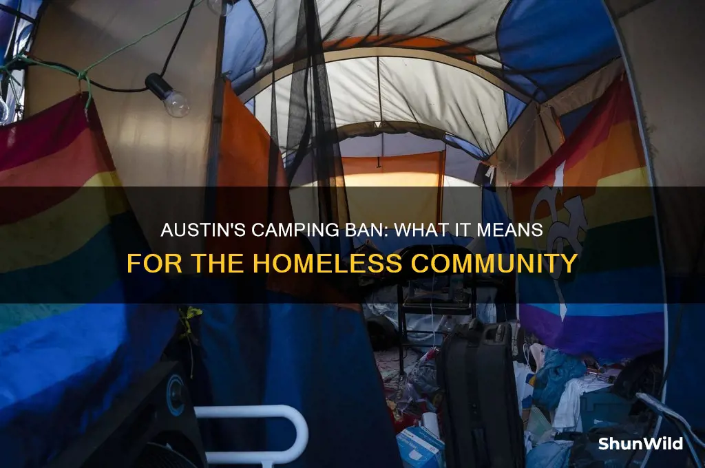 did austin ban camping