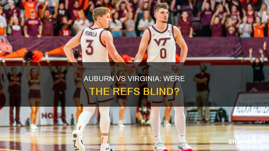 did basketball officials blew the call against auburn vs virginia
