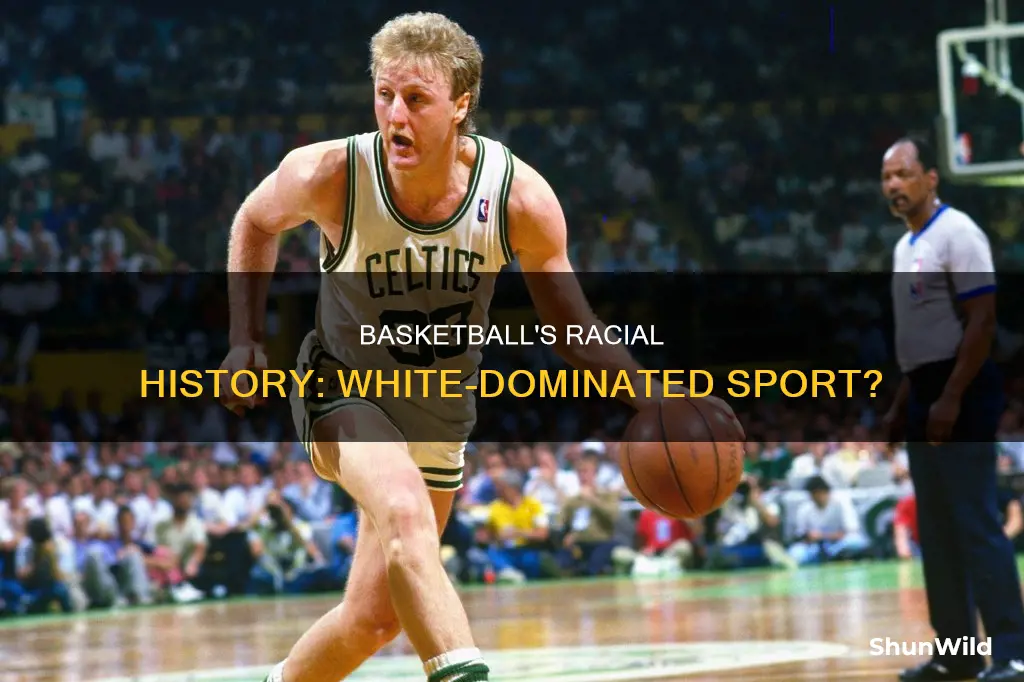 did basketball used to be a white sport