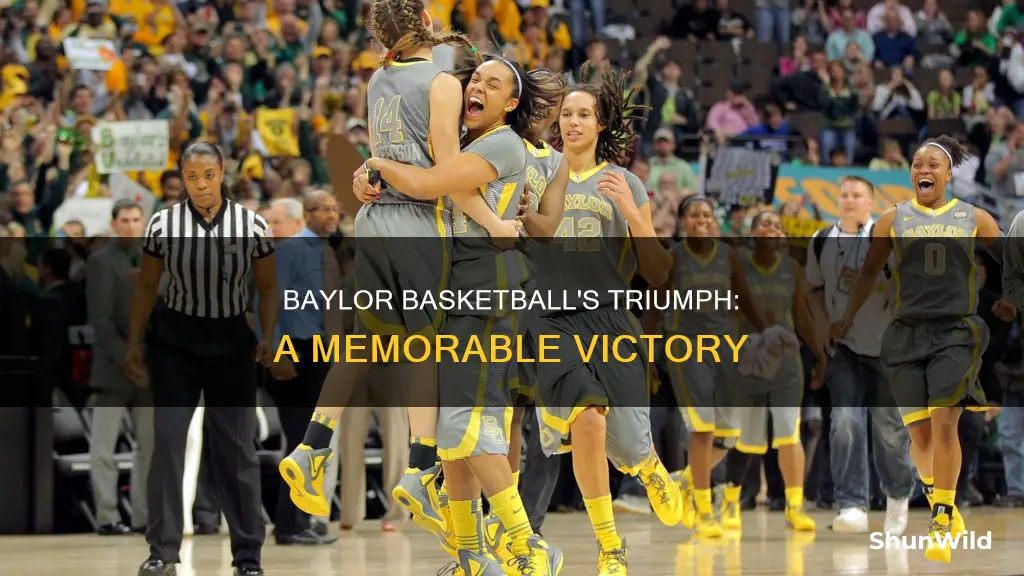 did baylor basketball win