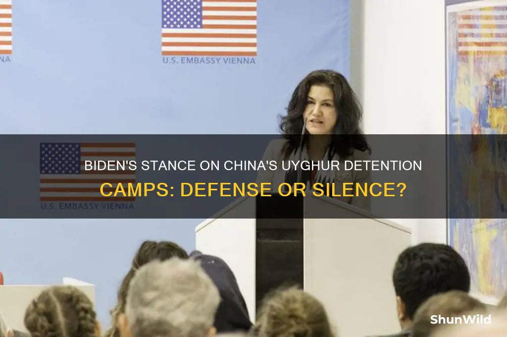 did biden defend chinese concentration camps