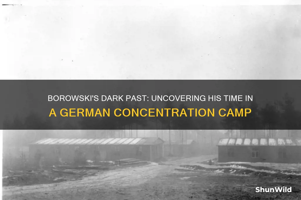 did borowski spend time in a german concentration camp