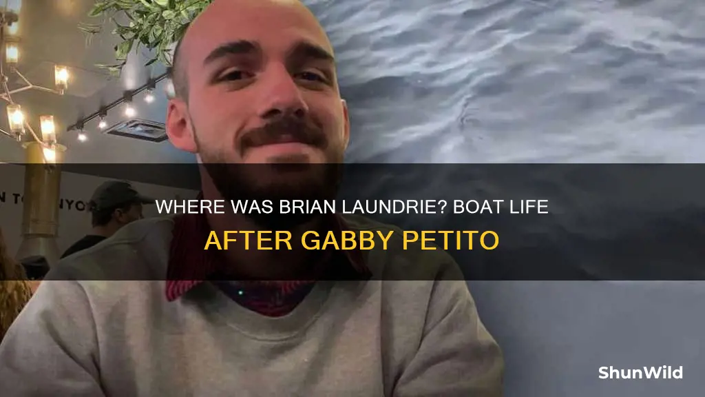did brian laundrie go live on a boat