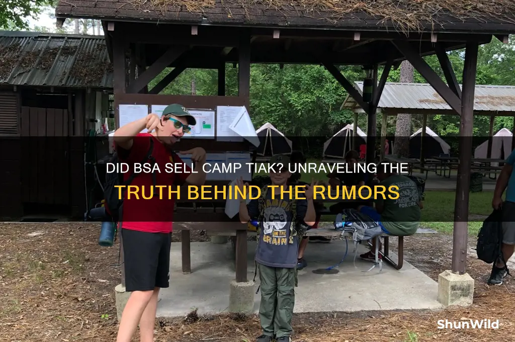 did bsa sell camp tiak
