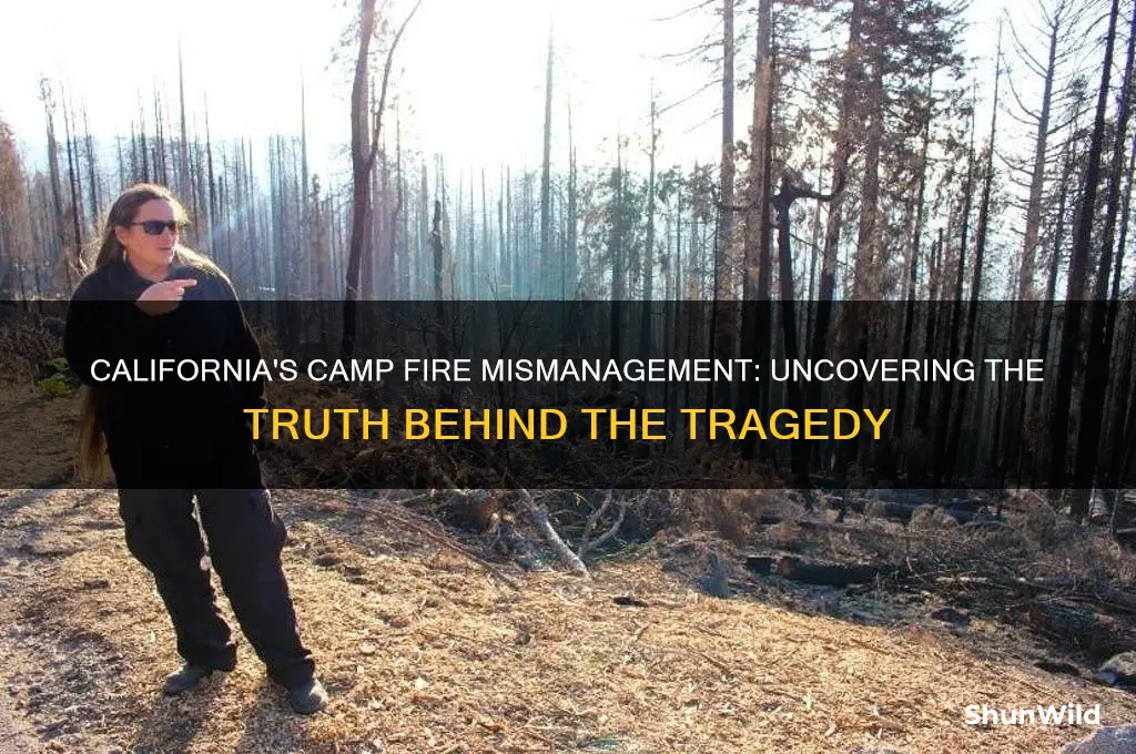 did california mismanage camp fire