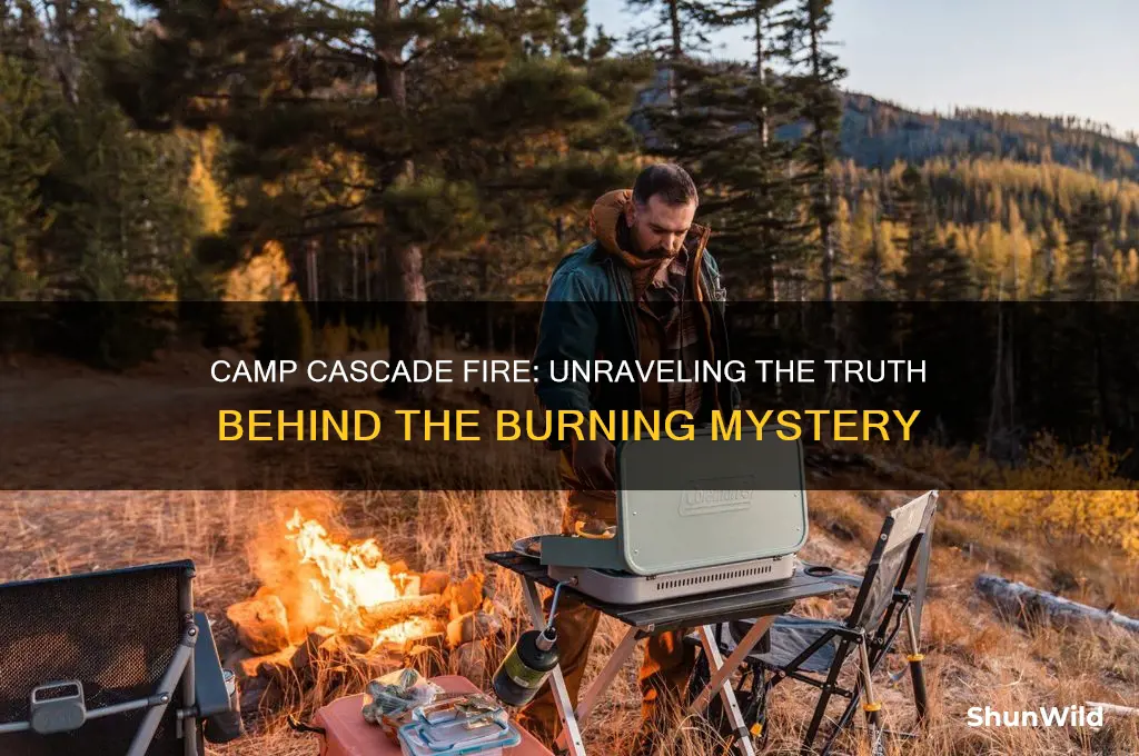 did camp cascade burn