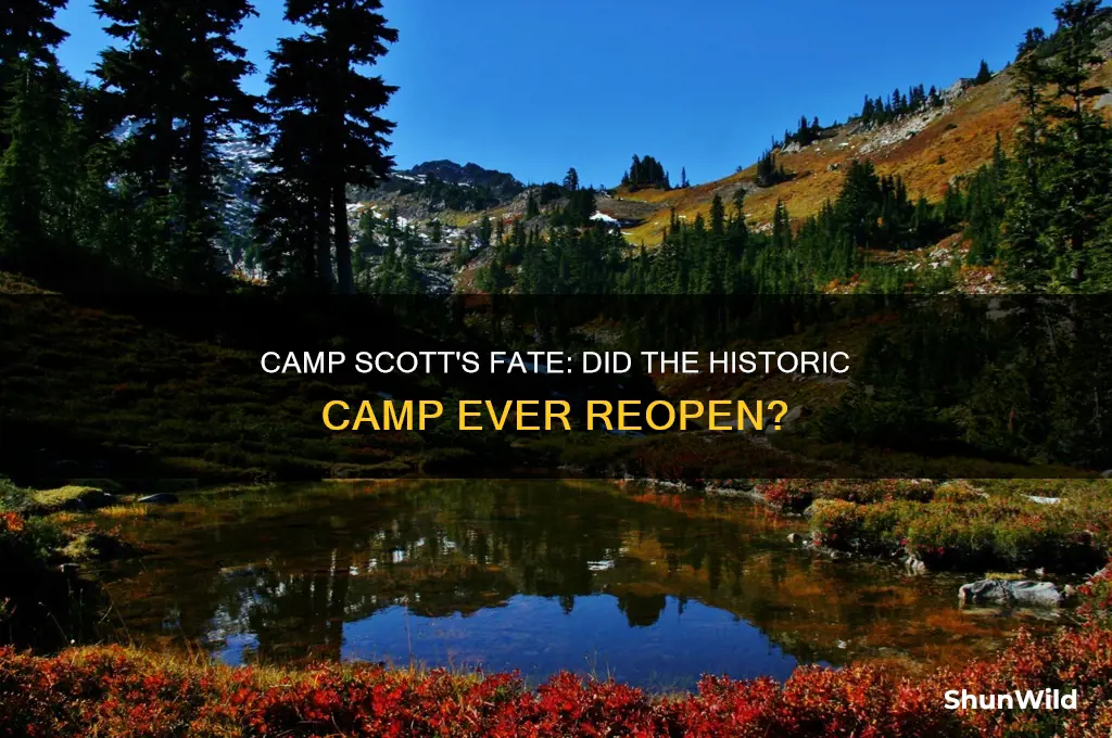 did camp scott ever reopen