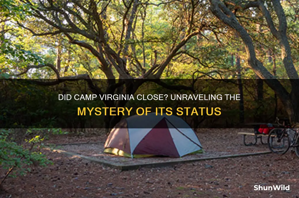 did camp virginia close