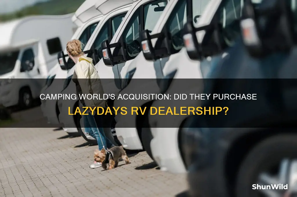 did camping world buy lazydays