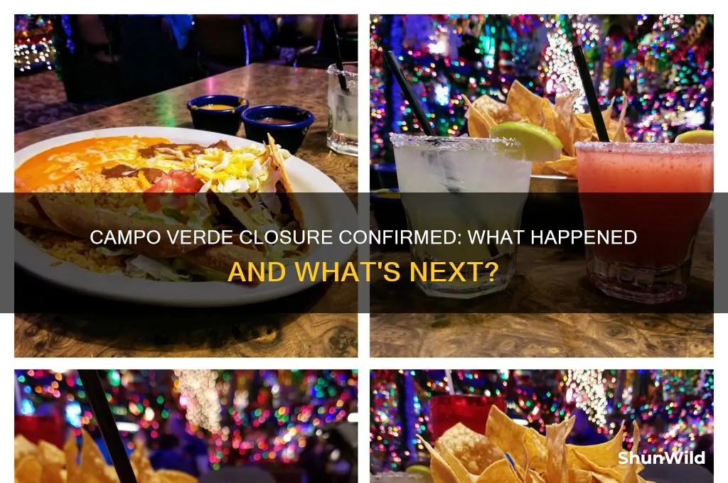 did campo verde close