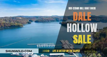 Cedar Hill's Dale Hollow Dock: Sold!