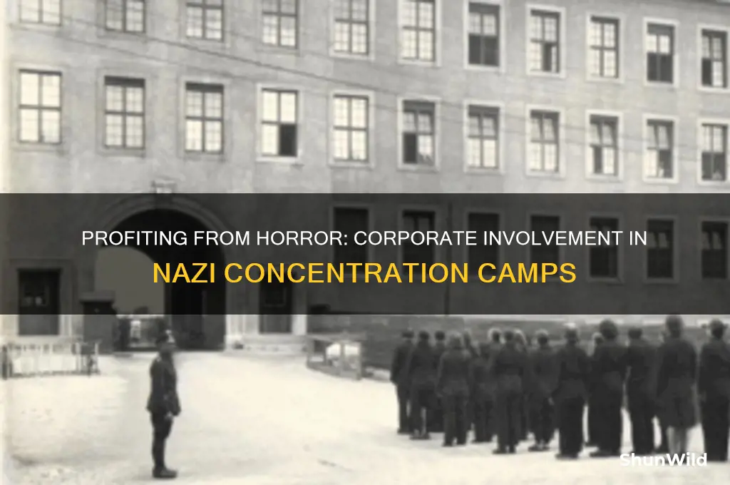 did companie make profit from german concentration camps