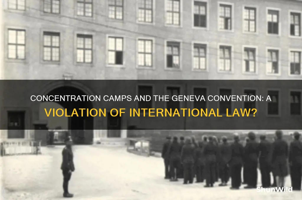 did concentration camps break the geneva convention