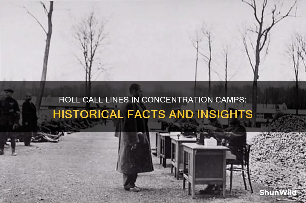 did concentration camps have roll call lines