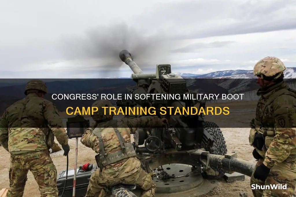did congress try to soften training in boot camp