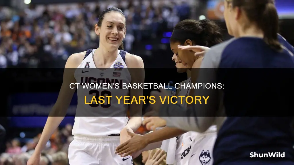 did ct womens basketball win chapuonship ladt year