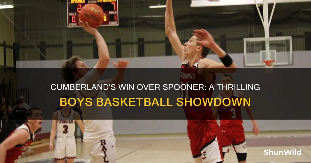 did cumberland wi beat spooner wi tonight in boys basketball