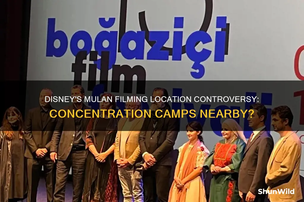 did disney film mulan near concentration camps