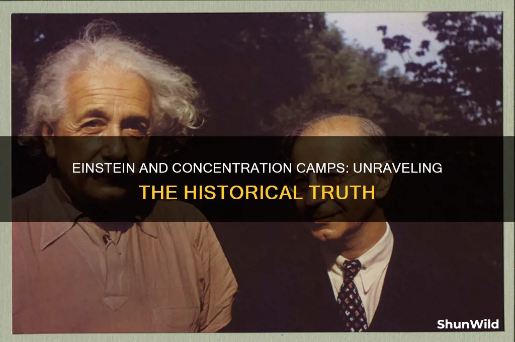 did einstein visit a concentration camp