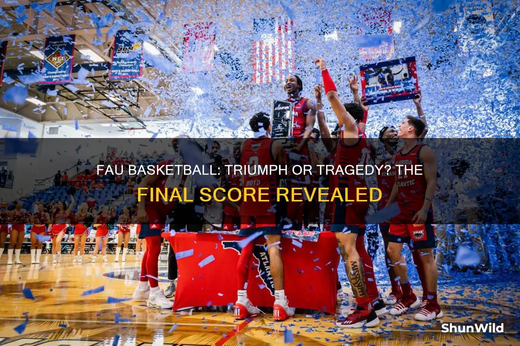 did fau basketball win