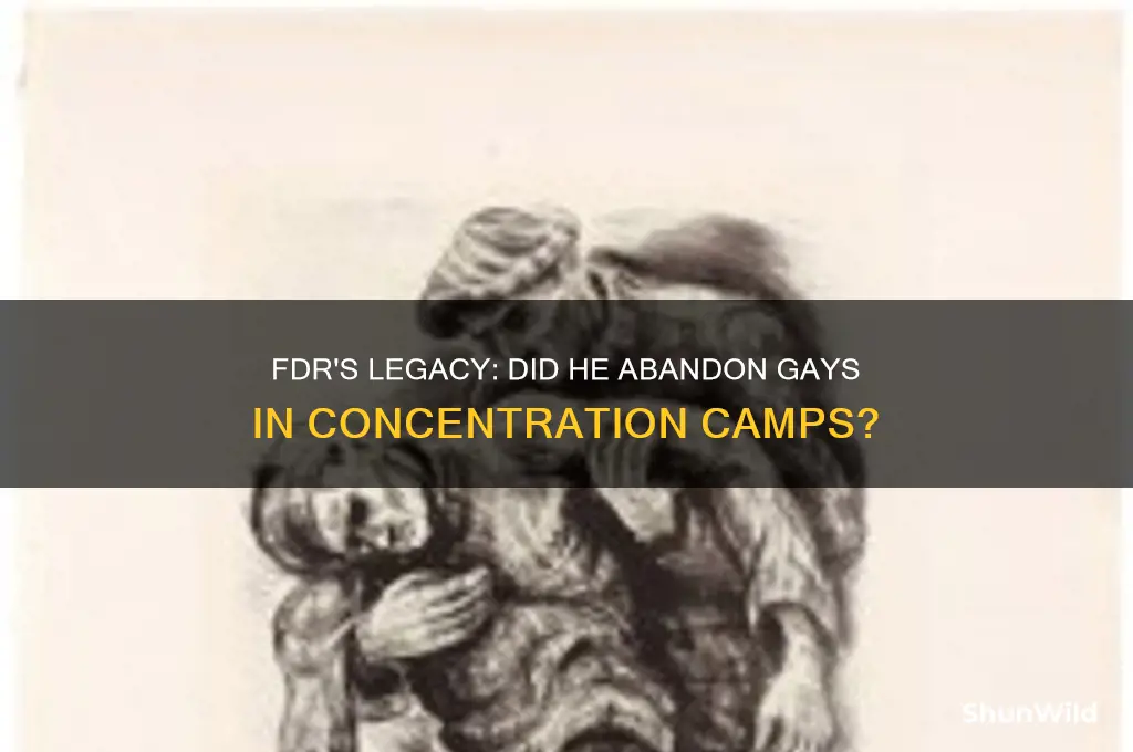 did fdr leave gays in concentration camps