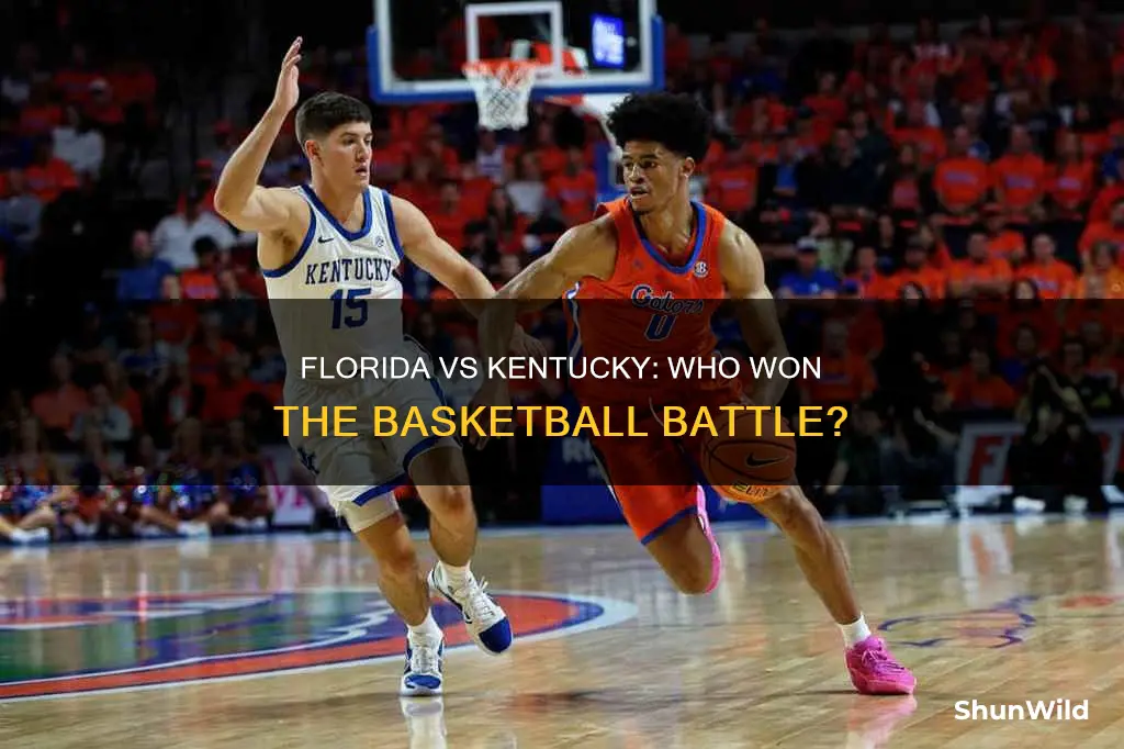 did florida beat kentucky in basketball