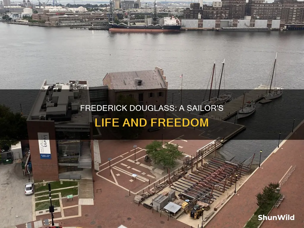 did frederick douglass work on a boat