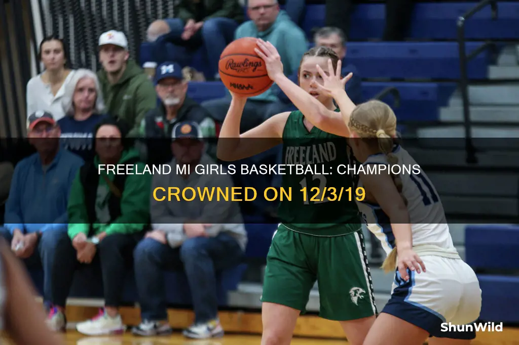 did freeland mi girls basketball win 12 3 19