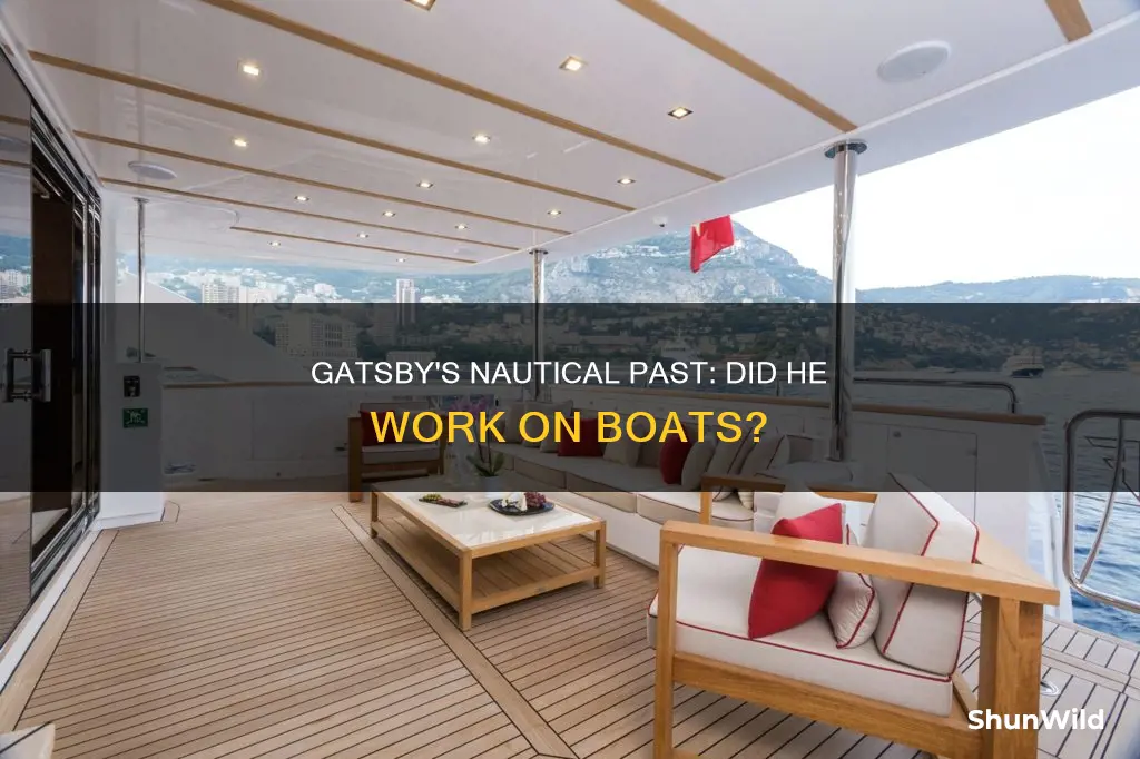 did gatsby work on a boat