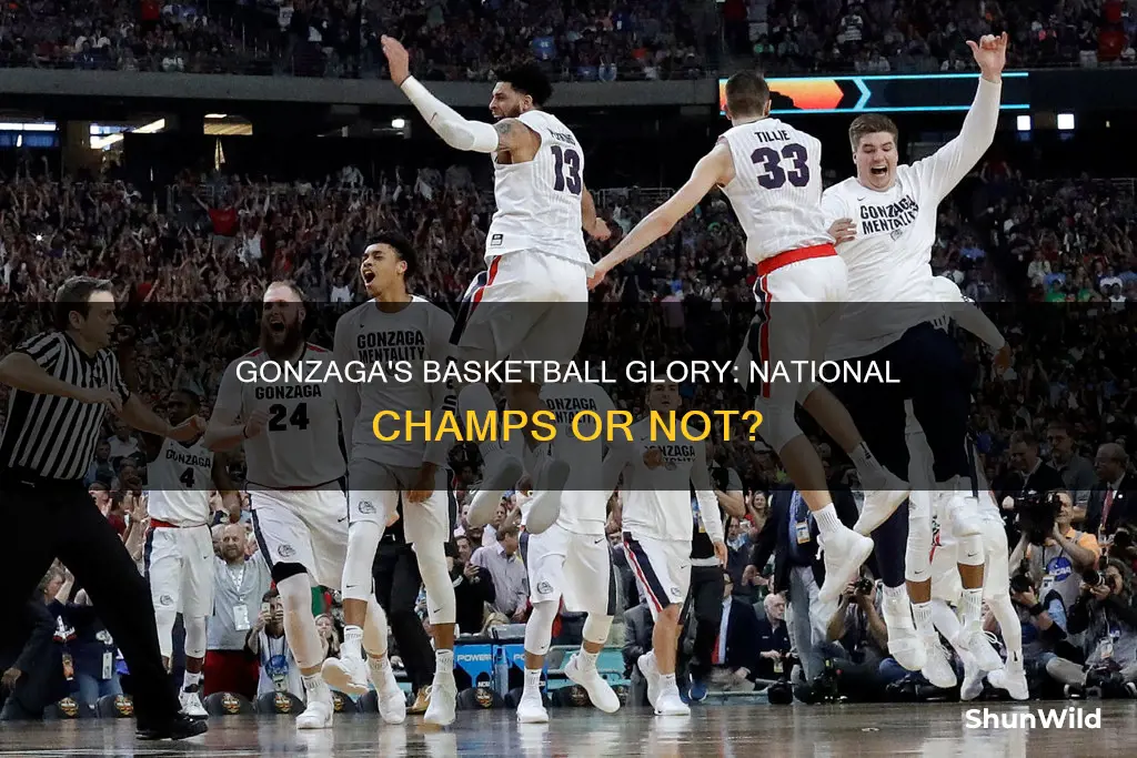 did gonzaga ever win a national championship in basketball